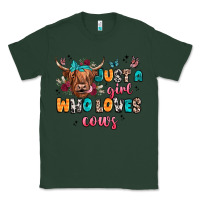 Sports Green just a girl who loves cows Classic Tee - JahusDesignShop