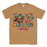 Toasted Coconut just a girl who loves cows Classic Tee - JahusDesignShop