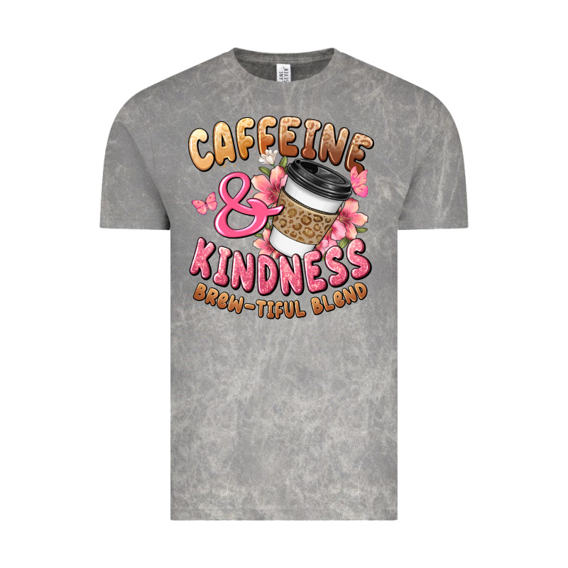 Caffeine And Kindness Brewtiful Blend Vintage Tee by JahusDesignShop | Teevron
