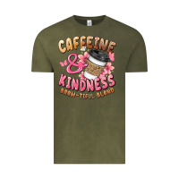 Vintage Olive caffeine and kindness brewtiful blend Vintage Tee - JahusDesignShop