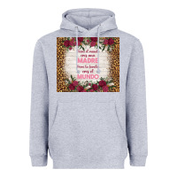 Heather Grey para el mundo eres una madre para tu familia eres Heavyweight Hoodie - TumblerDesignByShophia