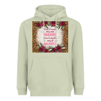 Matcha para el mundo eres una madre para tu familia eres Heavyweight Hoodie - TumblerDesignByShophia