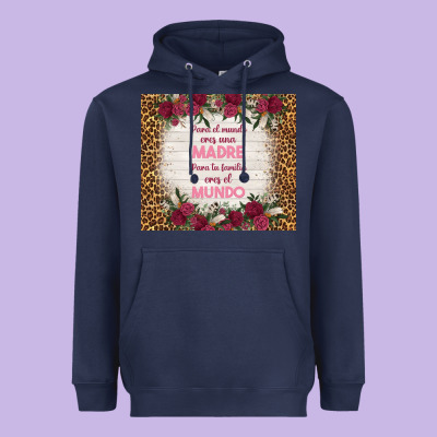 Para El Mundo Eres Una Madre Para Tu Familia Eres Heavyweight Hoodie Designed By Tumblerdesignbyshophia