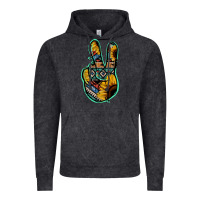 Vintage Black Aztec Sunflower Peace Sign Vintage Hoodie - Jasminsmagicworld