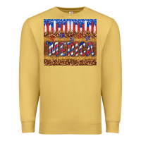 Antique Gold 'merica Premium Sweatshirt - TumblerDesignByShophia