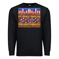 Black 'merica Premium Sweatshirt - TumblerDesignByShophia