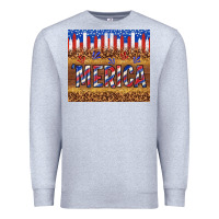 Heather Grey 'merica Premium Sweatshirt - TumblerDesignByShophia