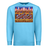 Ocean Blue 'merica Premium Sweatshirt - TumblerDesignByShophia