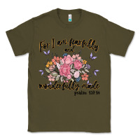 Army Green for i am fearfully and wonderfully made Classic Tee - MaliasSmallBusiness