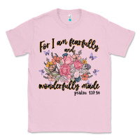 Bubblegum Pink for i am fearfully and wonderfully made Classic Tee - MaliasSmallBusiness