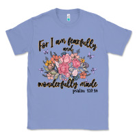 Colony Blue for i am fearfully and wonderfully made Classic Tee - MaliasSmallBusiness