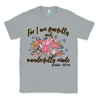 Heather Grey for i am fearfully and wonderfully made Classic Tee - MaliasSmallBusiness