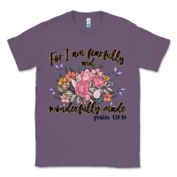 Lavender for i am fearfully and wonderfully made Classic Tee - MaliasSmallBusiness
