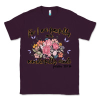 Plum for i am fearfully and wonderfully made Classic Tee - MaliasSmallBusiness