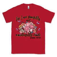Red for i am fearfully and wonderfully made Classic Tee - MaliasSmallBusiness