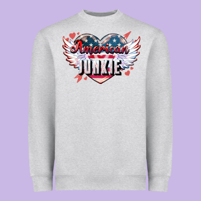 American Junkie Heavyweight Sweatshirt Designed By Nancycooperartshop