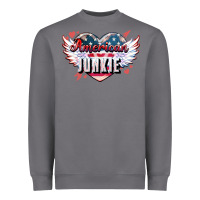 Storm American junkie Heavyweight Sweatshirt - NancyCooperArtShop