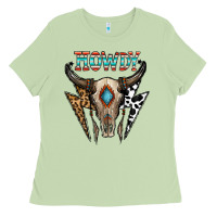 Matcha howdy boho skull Ladies Tee - CowhideDigitalArt