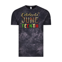 Cloud Black celebrate juneteenth Vintage Tee - MaliasSmallBusiness