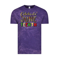 Cloud Purple celebrate juneteenth Vintage Tee - MaliasSmallBusiness