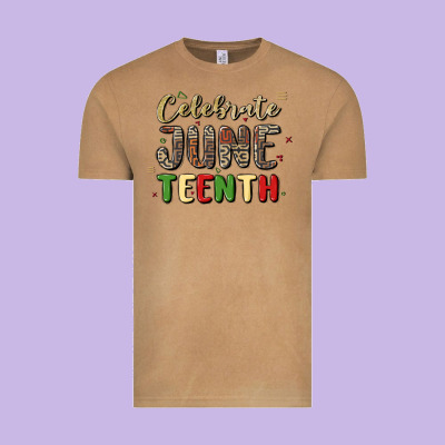 Celebrate Juneteenth Vintage Tee Designed By Maliassmallbusiness