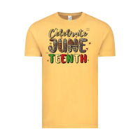 Vintage Mustard celebrate juneteenth Vintage Tee - MaliasSmallBusiness