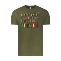 Vintage Olive celebrate juneteenth Vintage Tee - MaliasSmallBusiness