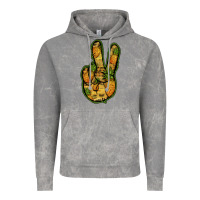 Cloud Rock Pineapple Peace Sign Vintage Hoodie - Jasminsmagicworld