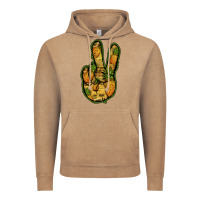 Vintage Coffee Pineapple Peace Sign Vintage Hoodie - Jasminsmagicworld