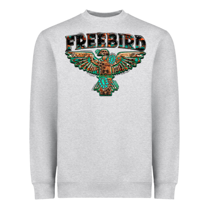 Aztec Free Bird Heavyweight Sweatshirt by NancyCooperArtShop | Teevron