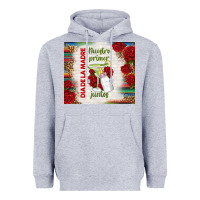 Heather Grey nuestro primer dia de la madre juntos Heavyweight Hoodie - TumblerDesignByShophia