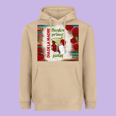 Nuestro Primer Dia De La Madre Juntos Heavyweight Hoodie Designed By Tumblerdesignbyshophia