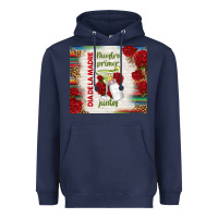 Navy nuestro primer dia de la madre juntos Heavyweight Hoodie - TumblerDesignByShophia