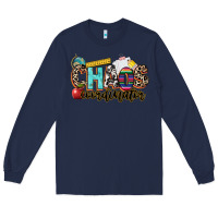 Navy chaos coordinator Long Sleeve Tee - NancyCooperArtShop