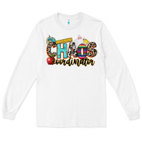 White chaos coordinator Long Sleeve Tee - NancyCooperArtShop