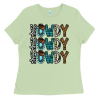 Matcha howdy howdy howdy Ladies Tee - CowhideDigitalArt
