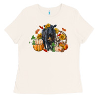 Bone Fall black angus Ladies Tee - RanaPortraitStore