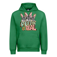 Emerald peepin' it real easter day Urban Hoodie - FaDigitalArtStudio