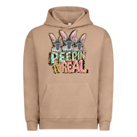 Pigment Burro peepin' it real easter day Urban Hoodie - FaDigitalArtStudio