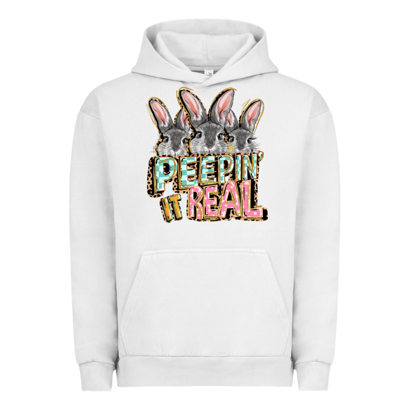 Peepin' It Real Easter Day Urban Hoodie by FaDigitalArtStudio | Teevron