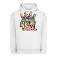 Pigment Lunar Rock peepin' it real easter day Urban Hoodie - FaDigitalArtStudio