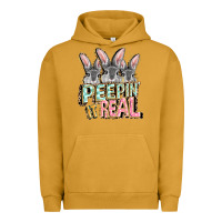 Pigment Peanut Butter peepin' it real easter day Urban Hoodie - FaDigitalArtStudio