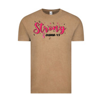 Vintage Coffee strong joshua 1 9 Vintage Tee - MaliasSmallBusiness