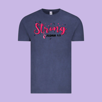 Strong Joshua 1 9 Vintage Tee Designed By Maliassmallbusiness