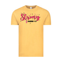 Vintage Mustard strong joshua 1 9 Vintage Tee - MaliasSmallBusiness