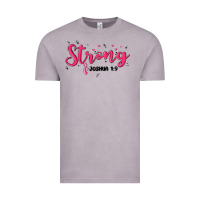 Vintage Zinc strong joshua 1 9 Vintage Tee - MaliasSmallBusiness