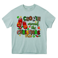 Arona Croc'in around the christmas tree Heavy Core Tee - AdoDesignShop