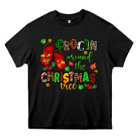Black Croc'in around the christmas tree Heavy Core Tee - AdoDesignShop