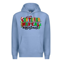 Colony Blue certified medical assistant Premium Hoodie - CowGirlArtShop
