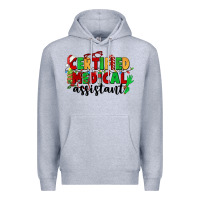 Heather Grey certified medical assistant Premium Hoodie - CowGirlArtShop